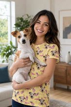 Load image into Gallery viewer, Womens Custom Dog Photo T-Shirt | Flamingo Power
