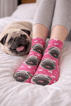 Load image into Gallery viewer, Your Dog Face Custom Socks: Doggieo Classic
