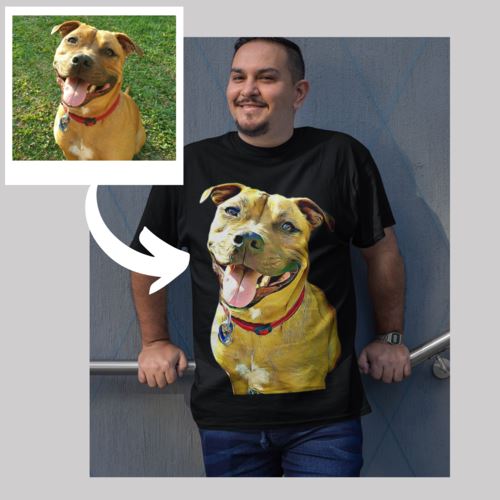 Custom Dog Photo TShirt