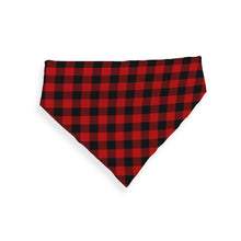 Load image into Gallery viewer, Face Mask and Dog Bandana - Red Flanno
