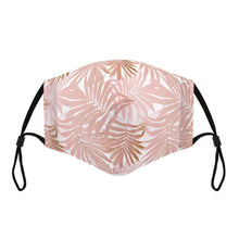 Load image into Gallery viewer, Face Mask and Dog Bandana - Pink Palms
