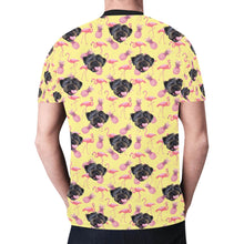 Load image into Gallery viewer, Mens Dog Photo T-Shirt - Flamingo Power
