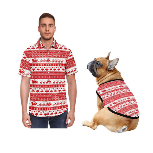 Matching Dog and Owner - Aussie Christmas T-Shirt Set
