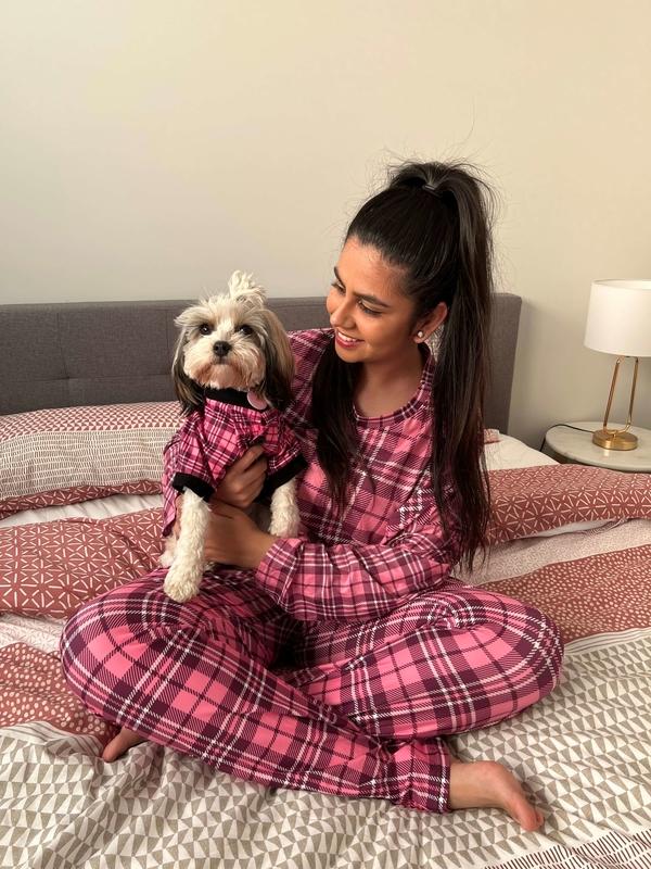 Matching Dog and Owner Pyjamas - Pink Candy – Doggieo.au