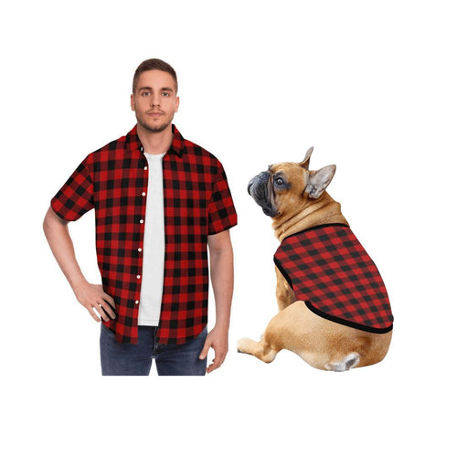Matching Dog and Owner Shirt - Red Flannel