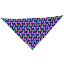 Load image into Gallery viewer, Matching Face Mask and Dog Bandana - Purple Pineapple Pawty
