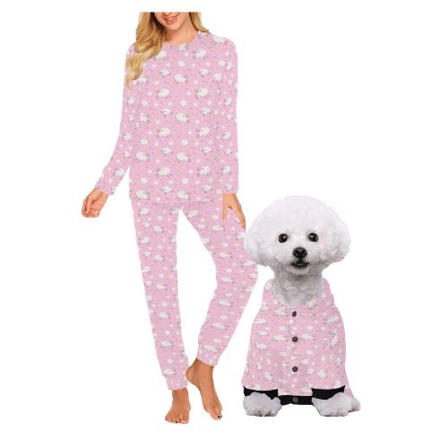 Matching Dog and Owner Pyjamas - Sleepy Sheep