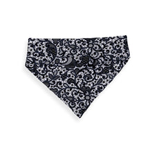 Load image into Gallery viewer, Face Mask and Dog Bandana - Navy Lace
