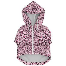 Load image into Gallery viewer, Pink Cheetah Print Dog Hoodie
