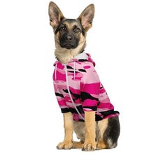 Load image into Gallery viewer, Pink_Camo_Dog_hoodie
