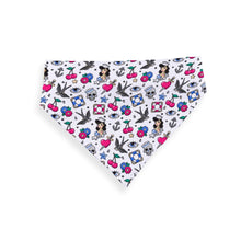 Load image into Gallery viewer, Matching Face Mask and Dog Bandana - Rockabilly Babies
